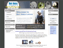 Tablet Screenshot of bayarealocks.com